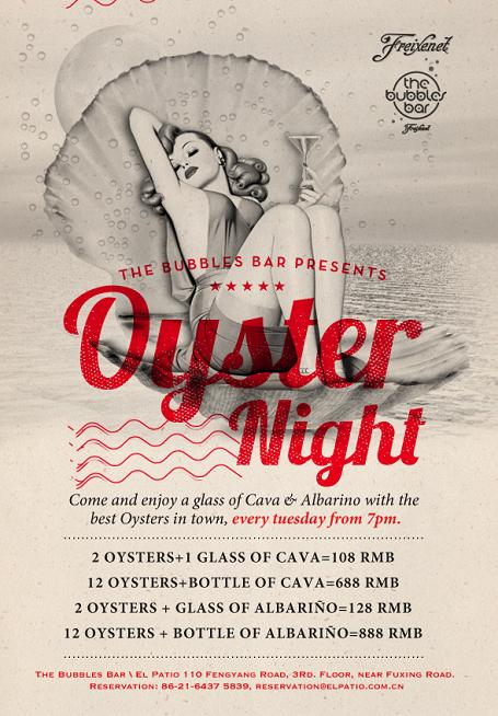 Oyster Night at Bubbles Bar