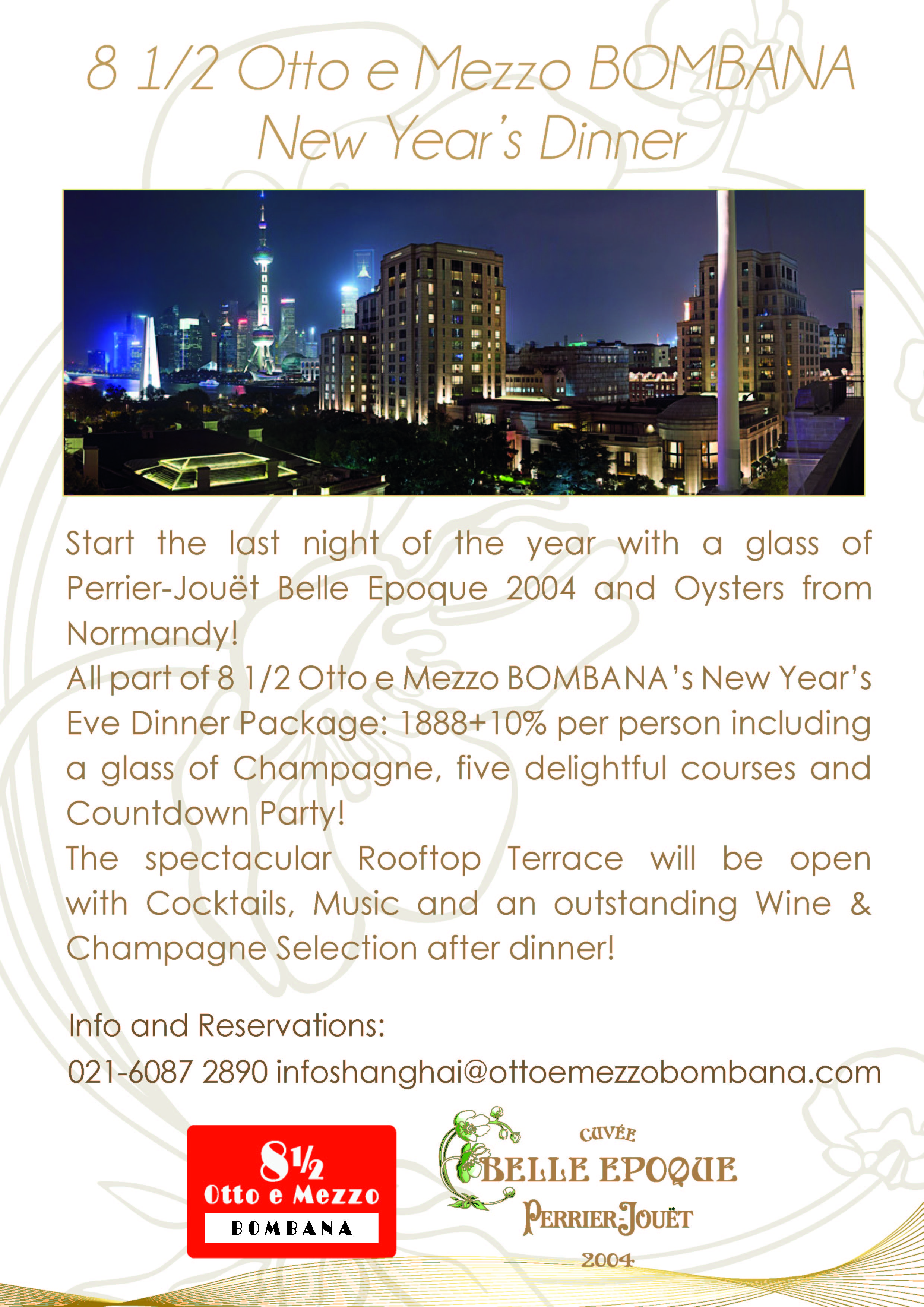 8 1/2 Otto e Mezzo BOMBANA 新年晚宴